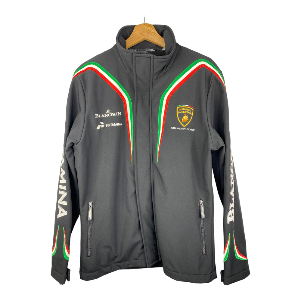 Lamborghini Men's Pertamina Squadra Corse Blancpain Racing Jacket Large